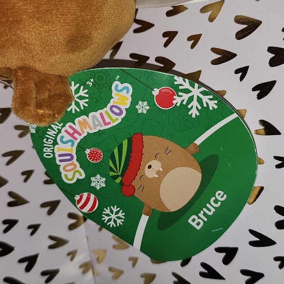 Brand new Squishmallows Bruce the Walrus Christmas plush pillow - Picture 5 of 7